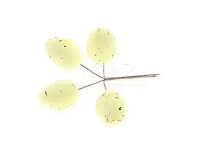 Paasdecoratie Eieren op stok Geel