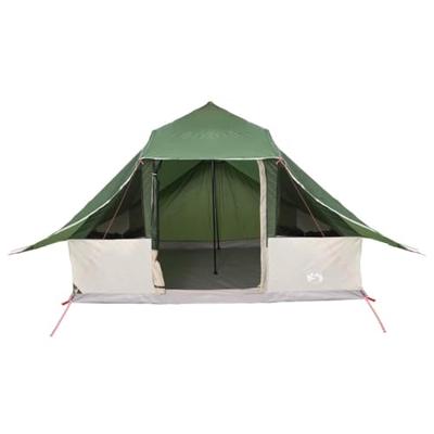 Familie Tipi Tent met dak Groen 364 x 281 x 257 cm