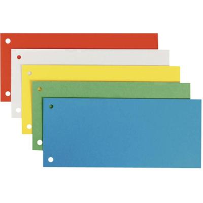Leitz Scheidingsblad 16796099 25 stuks/pak Karton (dun) Afmeting, breedte:240 mm Afmeting, hoogte:105 mm Oranje, Wit, Blauw, Groen, Geel 25 stuk(s)