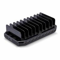 LINDY 96W 10 Port USB Charge Station Laad- en managementsysteem Station Smartphone, Tablet Bekabeling voor USB-A - thumbnail