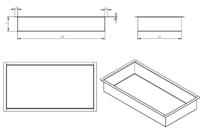 Wiesbaden Inbouwnis | Exellence | 30x60x7cm | Mat Zwart - thumbnail