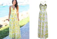 Maxi zomerjurk met fleurige print - thumbnail