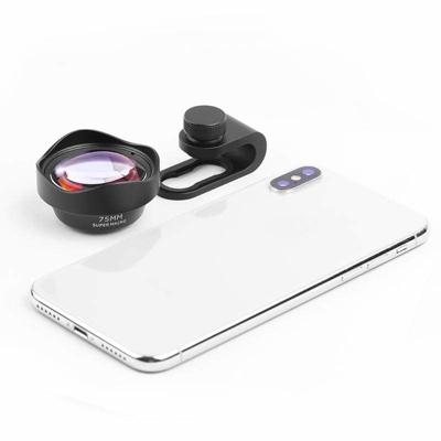 Ulanzi 75mm macro-lens voor smartphone met universele mount en opbergtas