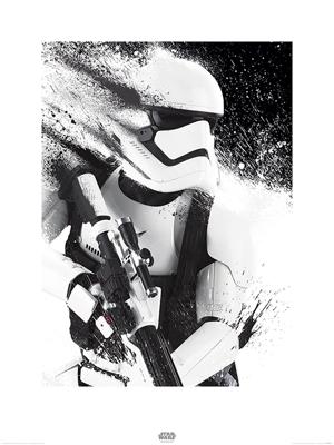 Kunstdruk Star Wars - Episode VII Stormtrooper Paint 60x80cm