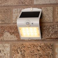 LED&apos;s Light Solar LED Wandlamp met Bewegingssensor 220 - 3 lichtstanden - Automatisch aan/uit - Wit - thumbnail