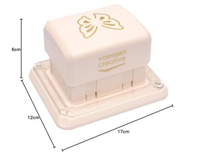 Vaessen Creative • magnetische pons 3d vlinder 3,8x4,6cm