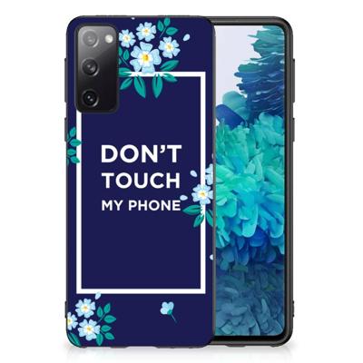 Samsung Galaxy S20 | TPU Hoesje | Flowers Blue DTMP
