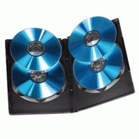 Hama 00051186 DVD-hoes 4 CDs/DVDs/Blu-rays Zwart Polypropyleen 5 stuk(s) - thumbnail