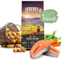 Seberus Mini/Small w/Fresh Salmon - natuurlijk graanvrij hondenvoer 2 x 3 kg - thumbnail
