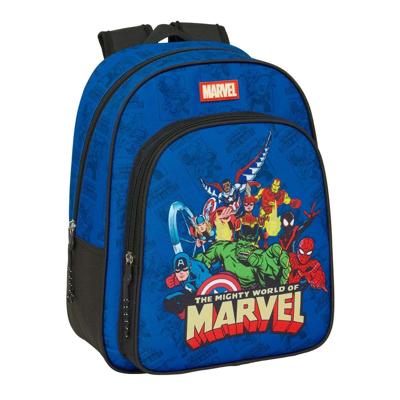 Schoolrugzak The Avengers Blauw Zwart 27 x 33 x 10 cm