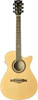 EKO One 018 CW EQ Natural elektrisch-akoestische westerngitaar met 46 mm brede topkam - thumbnail