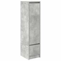 Highboard 29,5x34x119,5 cm spaanplaat betongrijs - thumbnail