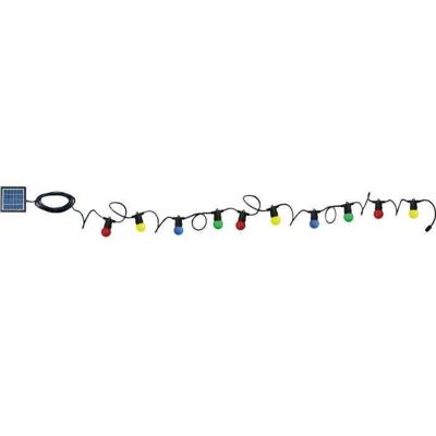 Garland - Colorado - 5 m - Gekleurde bollen - Zwart