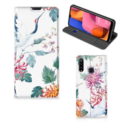 Samsung Galaxy A20s | Hoesje maken | Bird Flowers Samsung Galaxy A20s | Hoesje maken | Bird Flowers