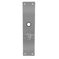 Intersteel renovatieschild rechthoekig 250x55x2mm toilet-/badkamersluiting 78/8mm - RVS - thumbnail