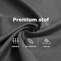 Sta-op-stoel verstelbaar stof crèmekleurig - thumbnail