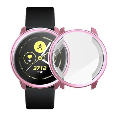 Voor Samsung Active Watch volledige dekking TPU beschermhoes (roze)