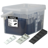 pgb-Europe - HAPAX wiggen geribbeld /200 st - HAP053N00SET02M - thumbnail