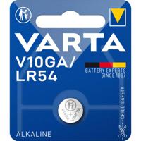 Varta Knoopcel LR54 1.5 V 1 stuk(s) 70 mAh Alkaline ALKALINE Spec. V10GA/LR54 Bli2 - thumbnail