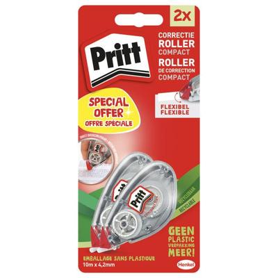 Correctietape pritt compact flex 4.2mmx10m 2st | 10 stuks