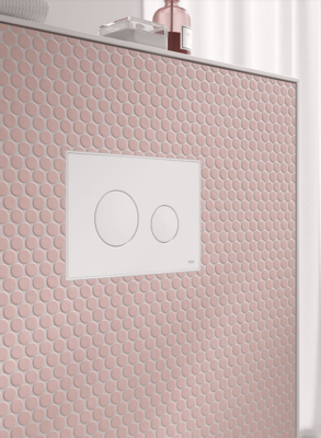 TECE Loop bedieningspaneel glanzend wit voor TECE Profil