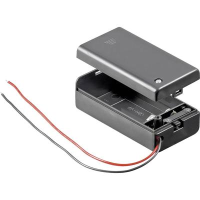 Goobay 48171 Batterijhouder Aantal cellen: 1 9V (blok) Kabel (l x b x h) 68.4 x 33.2 x 25.6 mm