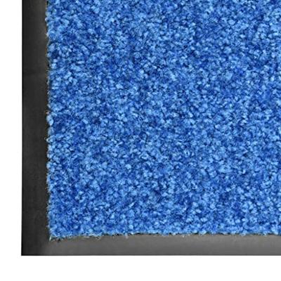 Deurmat wasbaar 90x150 cm blauw - thumbnail