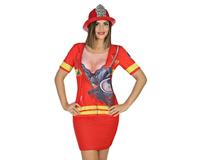 Nachthemd voor volwassenen Th3 Party C865 Rood - thumbnail