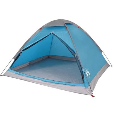 VidaXL Koepeltent 4-persoons waterdicht blauw