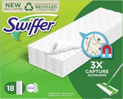 Swiffer Swiffer Droge Stofdoekjes Febreze Navullingen - 18 stuks Swiffer Swiffer Droge Stofdoekjes Febreze Navullingen - 18 stuks