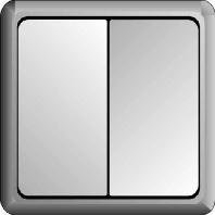 ELSO dubbele drukknop 506250 42V/1A AP RENOVATIE parelwit 1 stuk(s) - thumbnail