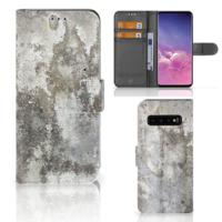 Samsung Galaxy S10 | Bookcase | Beton Print - thumbnail