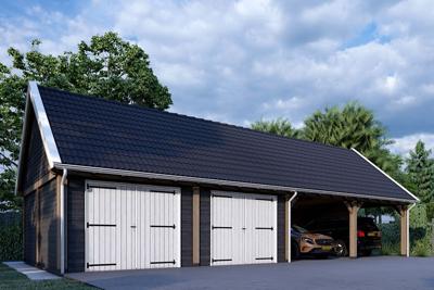 Overkapping Zadeldak XXL 1505x700 cm- Zadeldak- Onbehandeld lariks Douglas hout- Trendhout Overkapping Zadeldak XXL 1505x700 cm- Zadeldak- Onbehandeld lariks Douglas hout- Trendhout