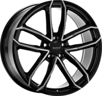 WHEELWORLD WH33 Zwart Spiegel-gepolijst - thumbnail