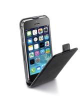 Cellular Line FLAPESSENIPHONE5BK kunstleer Flapcase voor iPhone 5 zwart - thumbnail