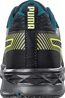 PUMA Fuse Knit Black WNS Low 643930264000039 Lage veiligheidsschoenen ESD S1P Schoenmaat (EU): 39 Zwart, Groen 1 paar