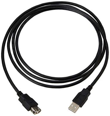 ACT usb 2.0 verlengkabel usb a man usb a vrouw zwart 1.8 m