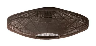 Light & Living Plafondlamp 'Bahala' 51cm, kleur Mat Donkerbruin