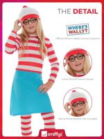 Waar is Wally meisjes kostuum - thumbnail