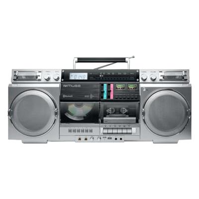 Muse M-380GBS - Ghettoblaster met, FM, CD, cassette, USB, SD, 80 Watt Muse M-380GBS - Ghettoblaster met, FM, CD, cassette, USB, SD, 80 Watt