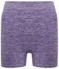 Tombo TL301 Ladies´ Seamless Shorts - Purple Marl - XXS/XS - thumbnail