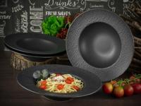Creatable Serviesset Leisteen Black (4-delige bordenset) - thumbnail