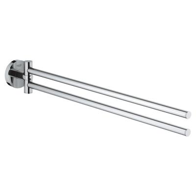 Grohe Essentials 2-lids handdoekhouder draaibaar 44.9 cm. Chroom