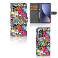 Xiaomi 12 Pro | Wallet Case | met Pasjes | Punk Rock - thumbnail