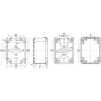 Schneider Electric NSYTBP16128 PC-behuizing 105 x 164 x 87 Polycarbonaat Grijs-wit (RAL 7035) 2 stuk(s) Schneider Electric NSYTBP16128 PC-behuizing 105 x 164 x 87 Polycarbonaat Grijs-wit (RAL 7035) 2 stuk(s)