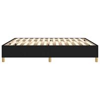 Boxspringframe stof zwart 180x200 cm - thumbnail