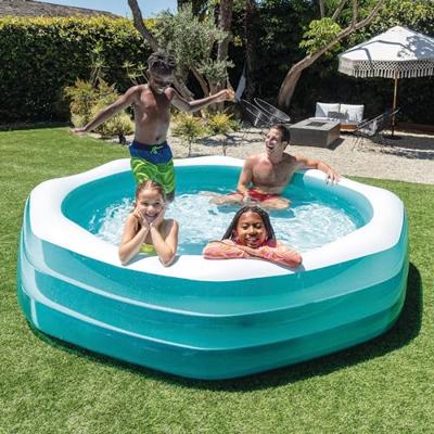 Intex Opblaasbaar zwembad octagon - family pool