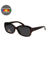 Spectrum polarized zonnebril ovaal tortoise grijs dames - thumbnail