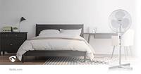 Nedis Staande Ventilator | 400 mm | 45 W | Wit | 1 stuk - FNST10CWT40 FNST10CWT40 - thumbnail