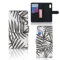 Samsung Xcover Pro Hoesje Leaves Grey - thumbnail